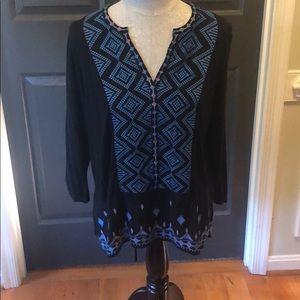 Embroidered top